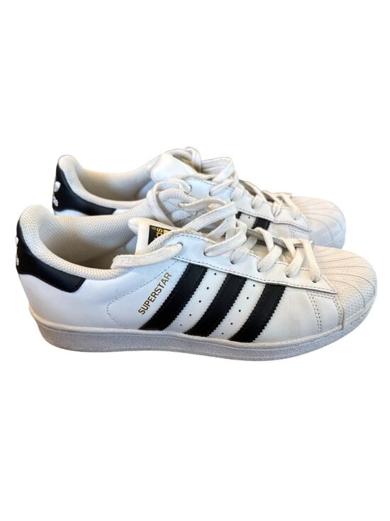 adidas Other - Adidas Superstar White/Black Sneakers Size 8.5 Mens Classic Casual Shoes